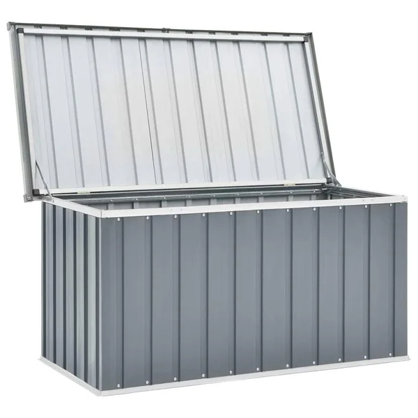 vidaXL Garden Storage Box Gray 50.8x22x26.4x22x25.6x22