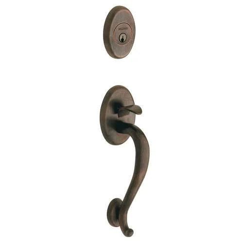 Baldwin Logan Full Dummy Sectional Handleset Classic Knob Oil Rubbed Bronze