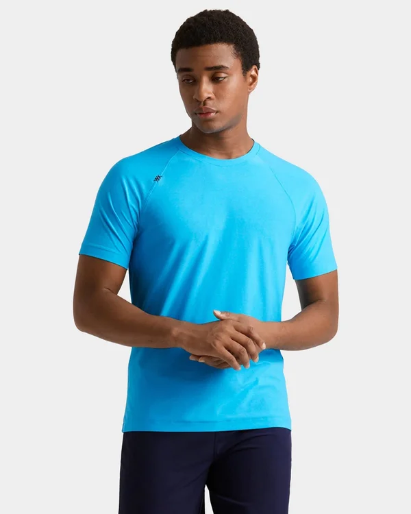 Reign Short Sleeve - Rhone Short Sleeve - Hawaiian Ocean Heather - Size: XX-Large