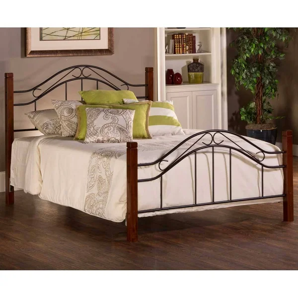 Hillsdale Matson Cherry & Black King Headboard (Rails Not Included)