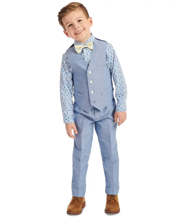 Nautica Slub Floral Vest Set (Toddler & Little Boys) 422 Double Dutch 5 at Hautelook