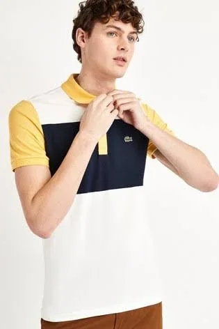 Lacoste Men's Stretch Colorblock Polo Shirt - 4XL - 9