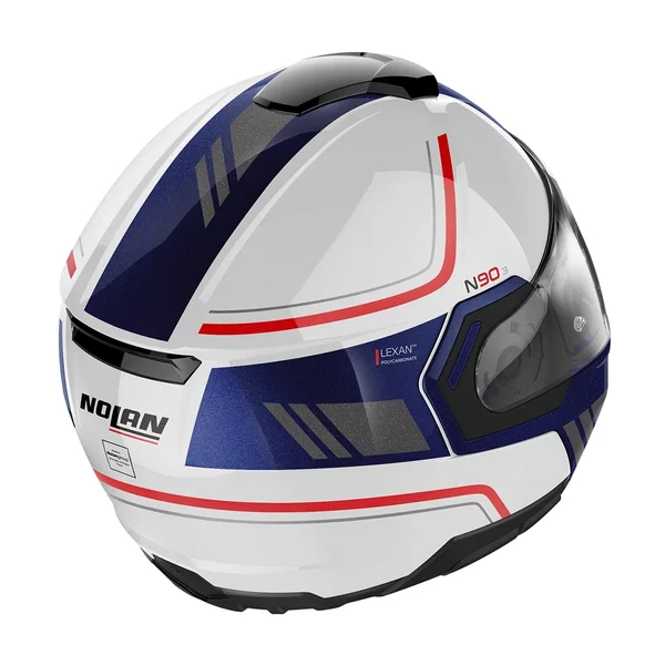 Nolan - Helmet N90-3 Voyager N-Com White - Blue - Size S