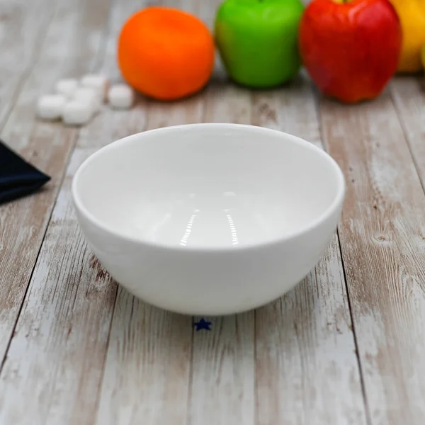 Wilmax Fine Porcelain Set of Bowls (5.5 inch, Set of 6) Wl-992565/a, White