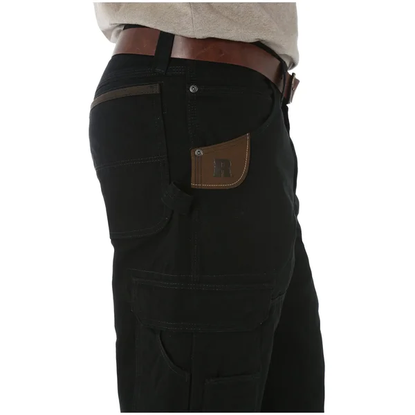 Wrangler Men's Riggs Workwear Ripstop Ranger Pant Black, 48x34
