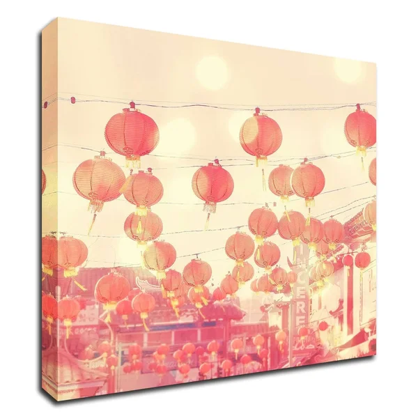 24x22 x 24x22 Chinatown by Myan Soffia Print on Canvas