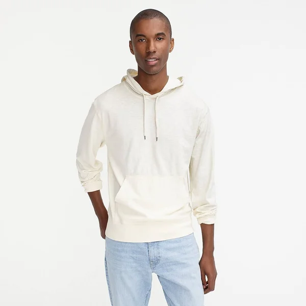 J.Crew Mens Garment-Dyed Slub Cotton Hoodie (Size X-Small)