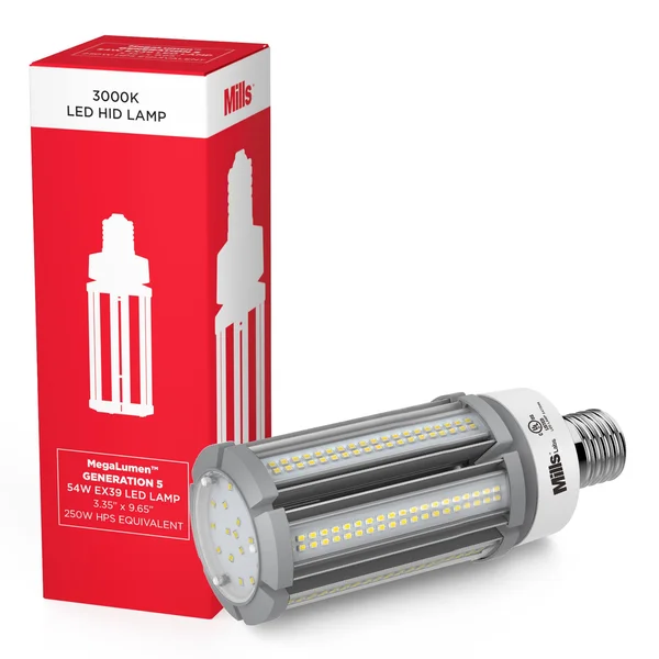 Mills LED 93704 54W LED Light Bulb