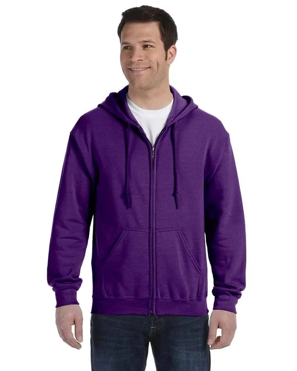 Gildan G186 - Heavy Blend 8 oz. - 50/50 Full-Zip Hood - Purple