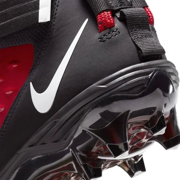 Nike Men's Force Savage Pro 2 Mid Football Cleats - Red