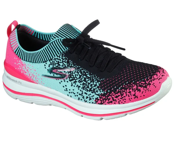 Women's Skechers GOwalk Stretch Fit Sneaker, Size: 10, Black