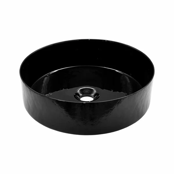 Native Trails Murano 16x22 Round Glass Bathroom Sink, Abyss, MG1616-AS