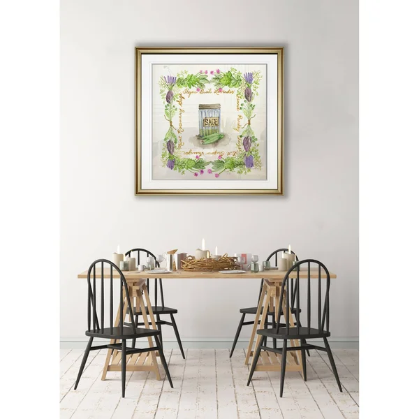 Herb Season -Framed Giclee Print - 38x38