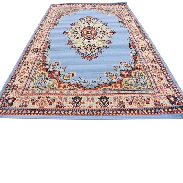 Unique Loom Washington Reza Area Rug - 6& x 9& (Light Blue)