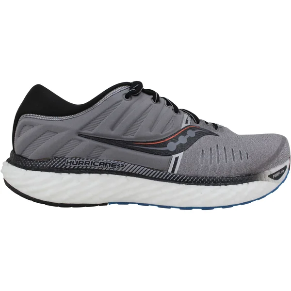 Men's Saucony Hurricane 22 11, Grey/Black