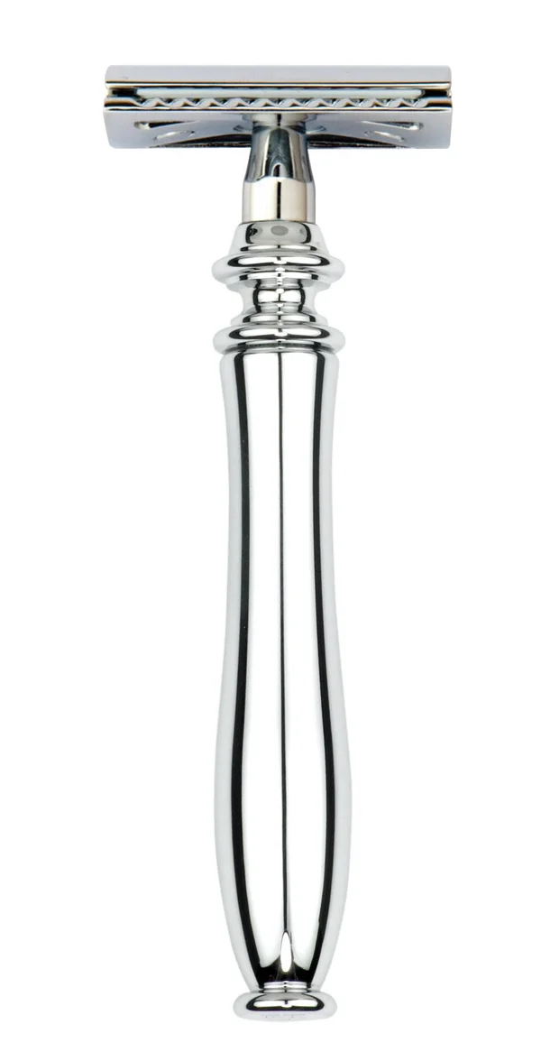 Edwin Jagger Chatsworth Double Edge Safety Razor - Chrome