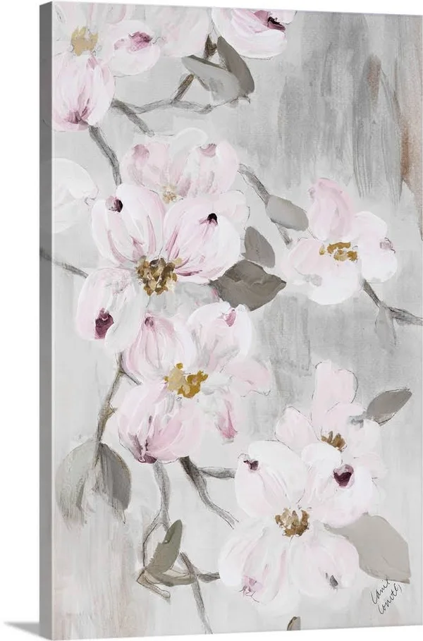 Grey Dogwood I, Canvas Wall Art, 20x30, Great Big Canvas