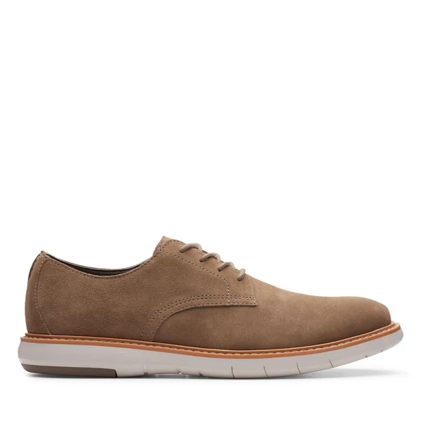 Clarks Men's Draper Lace Up Oxford, Size: 9.5, Olive Suede