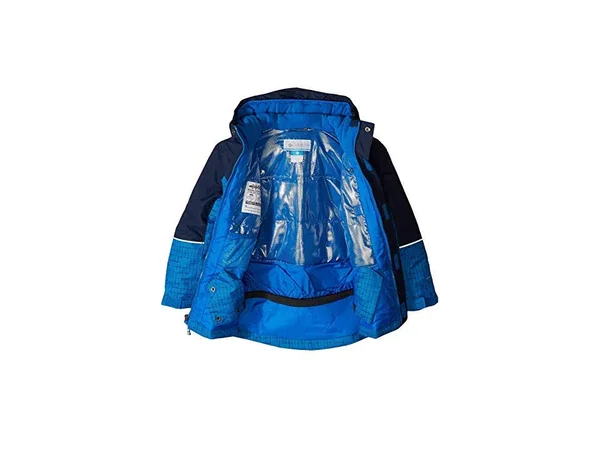 Columbia Mighty Mogul Jacket M, Super Blue Check, Collegiate Navy