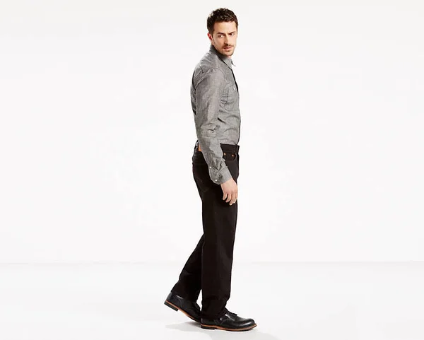 Levi&s Big & Tall Big Tall 550 Relaxed Fit Men's Jeans Black : 56 34