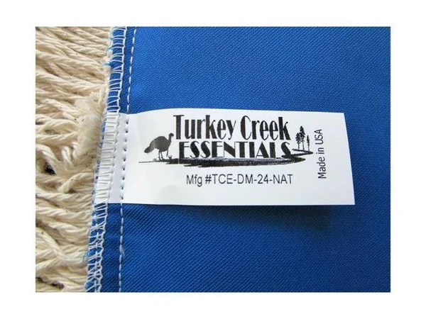 Turkey Creek Essentials 24x22 Industrial Strength Washable Cotton Dust Mop Refill - Thick Tufted Replace...