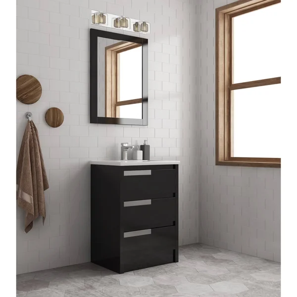Ove Decors Reese III 3 Light Vanity Light, Bronze