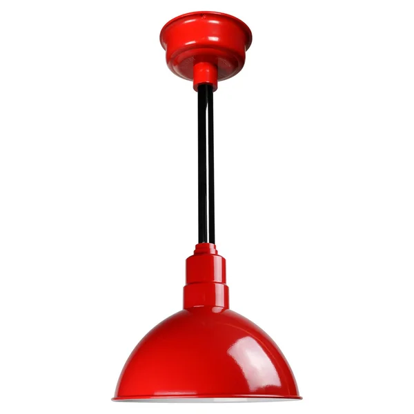 Cocoweb Blackspot 1 Light LED Cone Pendant Size: 48x22 H x 10x22 W x 10x22 D - Finish: Cherry Red/Black