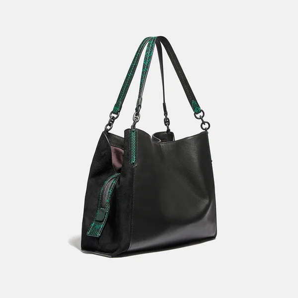 Coach Dalton 31 with Colorblock Snakeskin Detail