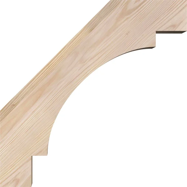 5 1/2 inchw x 12 inchd x 16 inchh Merced Smooth Brace - Douglas Fir