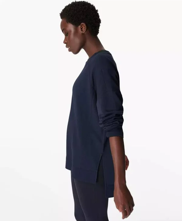 Sweaty Betty After Class Sweatshirt - Blue, Women's XXL