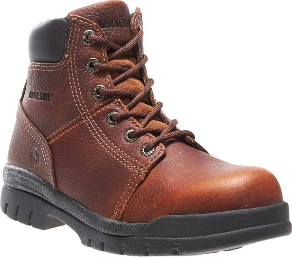 Wolverine Men's Marquette W04713 Steel Toe Work Boot, Brown, 6.5 M US