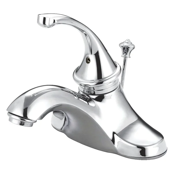 Kingston Brass Georgian 4-Inch Centerset Bathroom Faucet - Brushed Nickel