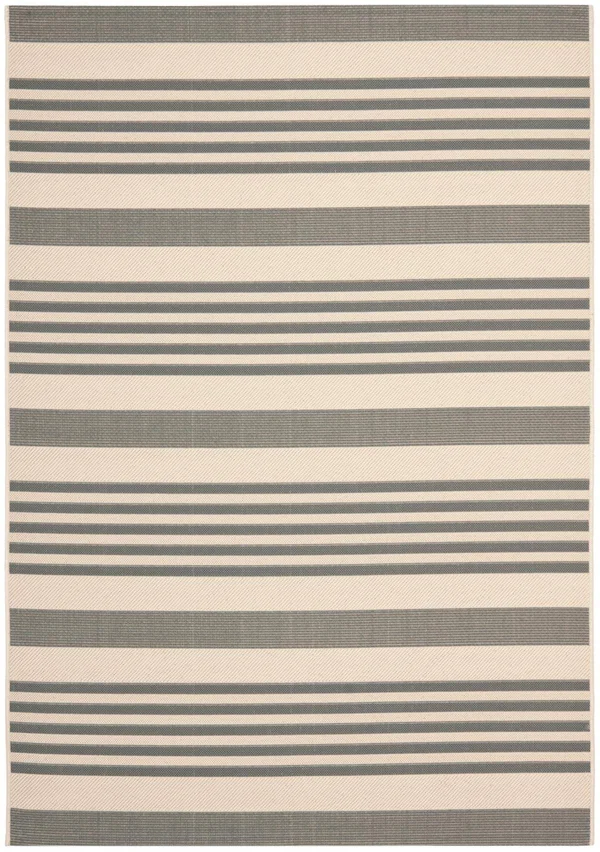 Safavieh Area Rug, Courtyard, Grey, Bone, 2& 0x22 x 3& 7x22