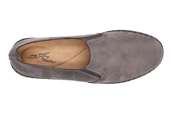 Easy Street Fresh Women's Slip-On Sneakers - Size: 5.5, Med Grey