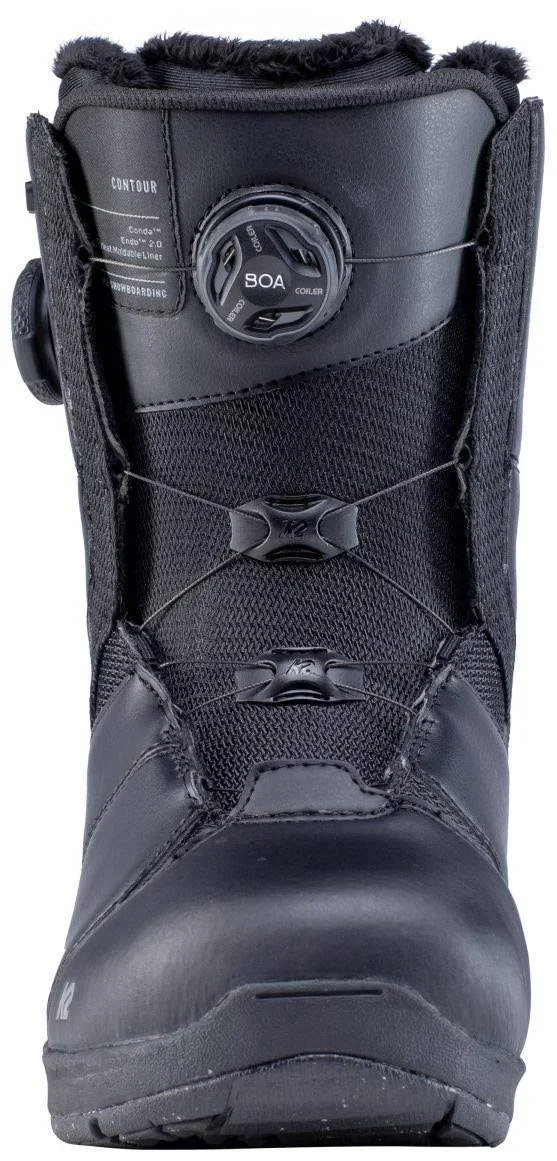 K2 Women's Contour Snowboard Boots Black 5