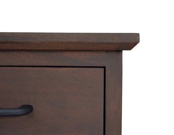 16x22 x 18x22 x 22x22 Brown Black Wood Metal Nightstand, 30" x 22" x 32"