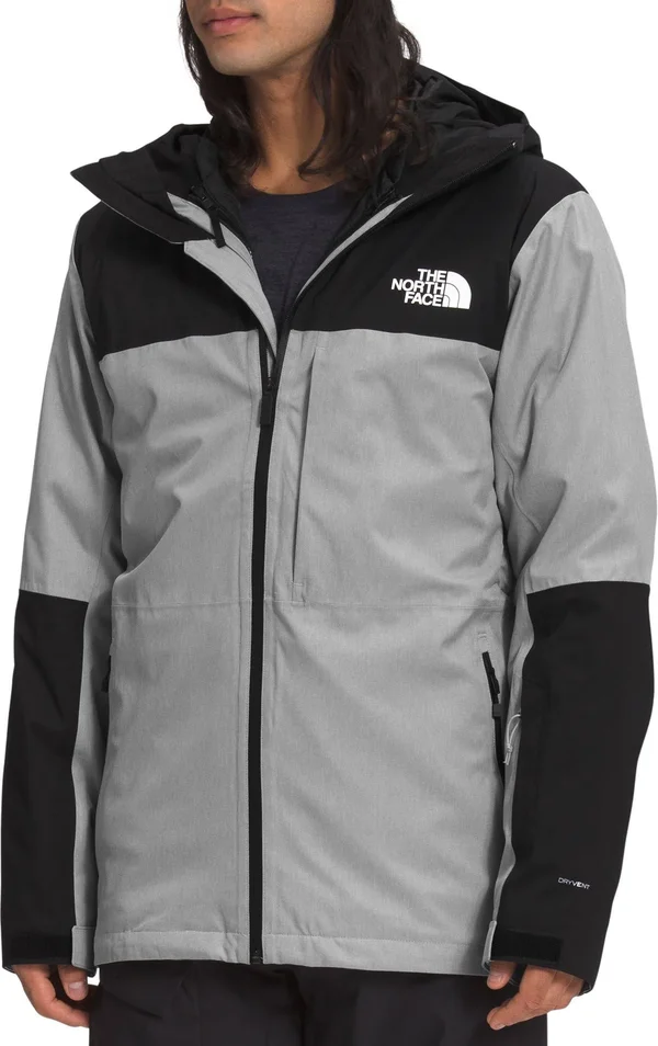 The North Face Men's Thermoball Eco Snow Triclimate Jacket: Medium Grey Heather