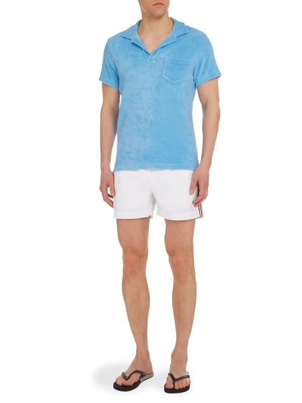 Orlebar Brown Men's Terry Polo Shirt - Riviera - L