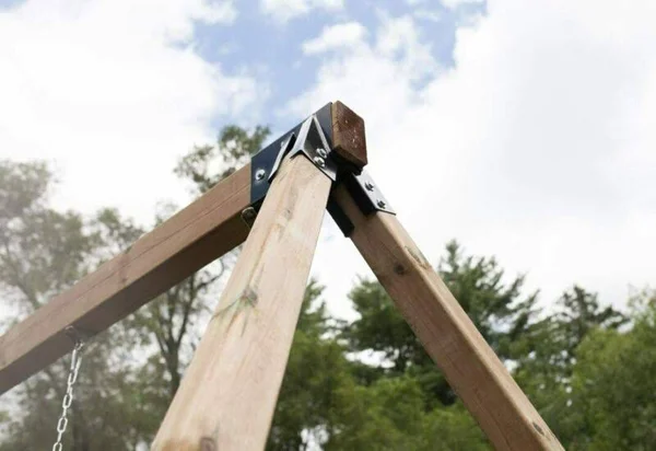 Bay Swings - Swing Set Brackets, Swing Frame, Wood Swing Set Kit, DIY Swing Set Hardware Kit, Made in USA