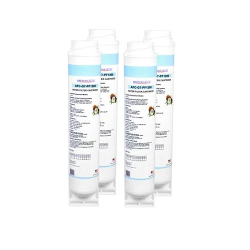 GE FQROPF Comparable Water Filters (Made by American Filter Company Model Number AFC-G7-PF1200) Made in U.S.A 4 Filters