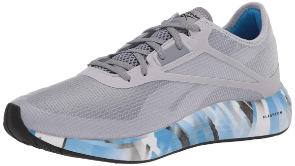 Women's Reebok Flashfilm 3.0 Running Sneaker, Size: 8.5, Gray
