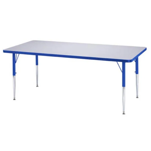 Jonti-Craft 6473JCE008 Berries Red 30x22 x 48x22 Elementary Rectangle Activity Table