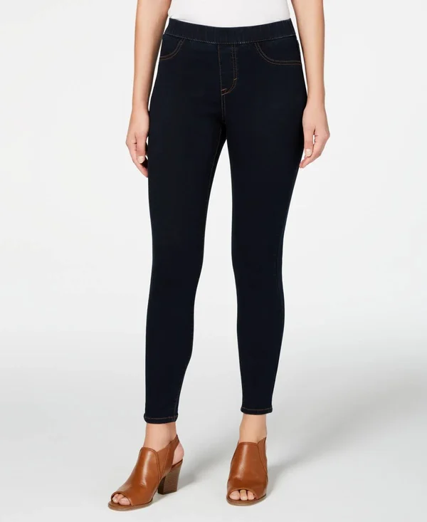 Style & Co Pull-On Jeggings, Created for Macy&s - M, Rinse