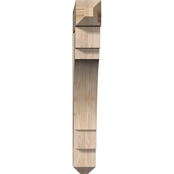 5 1/2x22W x 34x22D x 40x22H Merced Craftsman Smooth BRACKET - Douglas Fir