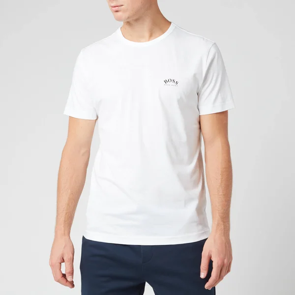 Boss Tee Curved T Shirt in White