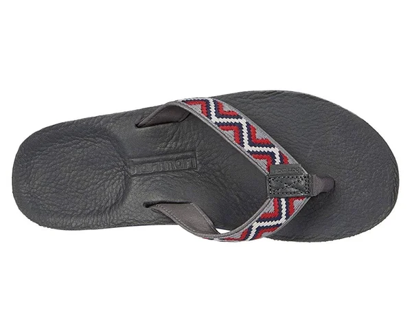 Hari Mari Men's Fields Camino Flip Flop - Unisex 12, Slate/Multi