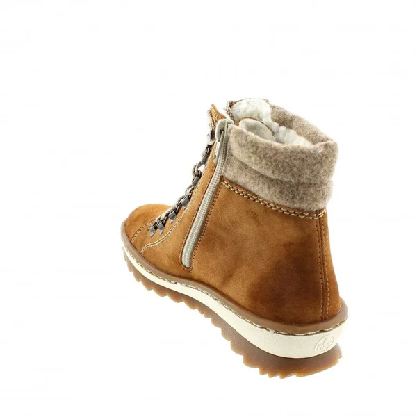 Rieker Z8610-24 Ladies Casual Ankle Boots Deer Brown: EU 37