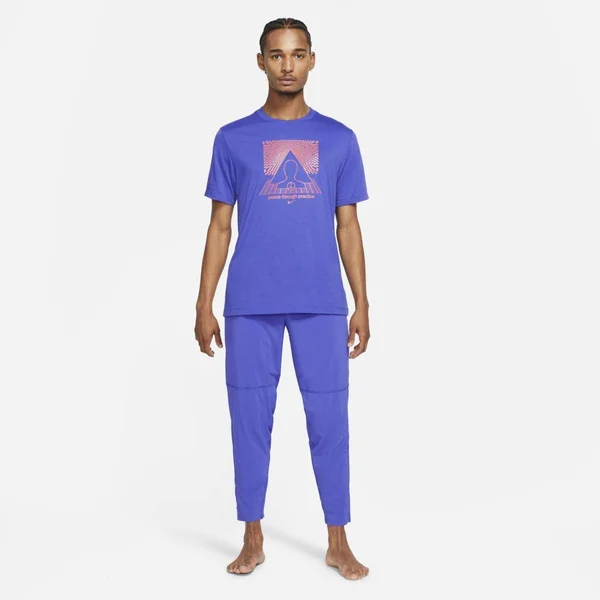 Nike Yoga Men's Pants in Blue - Size: Large, CU7378-430