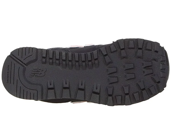 New Balance 574 P - Girls 1.5 Youth Black Sneaker W