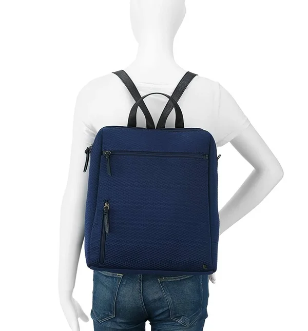 Elliott Lucca Black Neoprene Large Backpack Olvera #106982 - Nwt